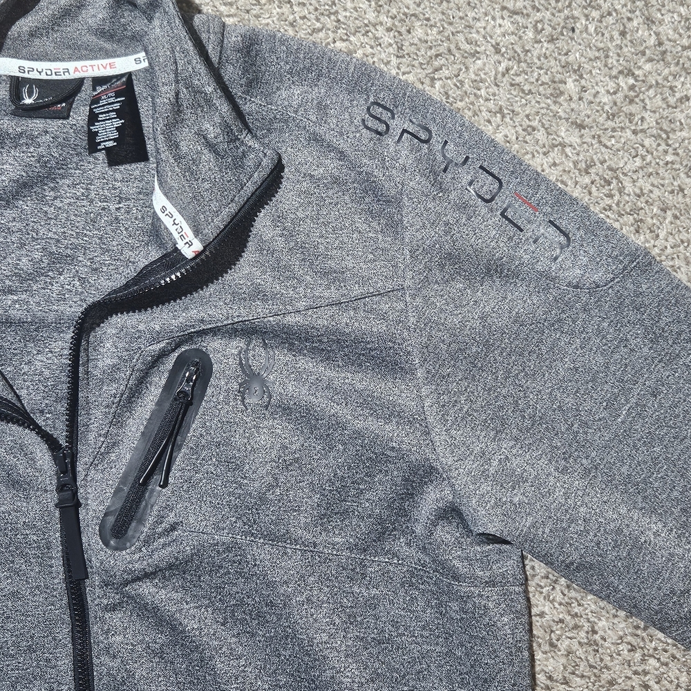 2 Spyder Gray and Blue Jackets - Picture 6 of 11